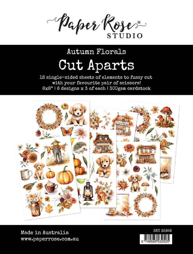 Autumn Florals Cut Aparts Paper Pack 32958