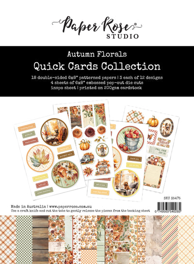 Autumn Florals Quick Card Collection 35475 - Paper Rose Studio