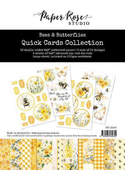 Bees & Butterflies 6x8" Quick Cards Collection 33594