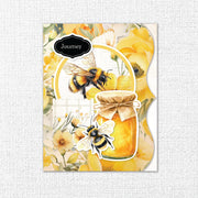 Bees and  Butterflies  8.5" x 11" Mini Junk Journal Folio Kit 35013