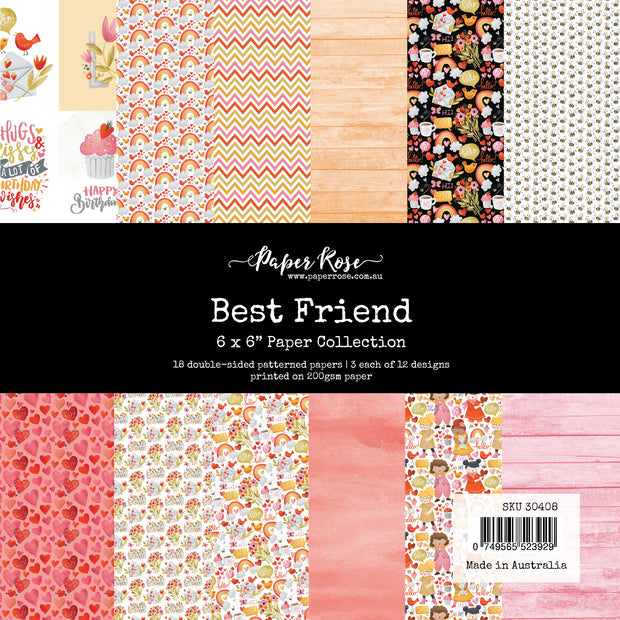 Best Friends 6x6 Paper Collection 30408 - Paper Rose Studio