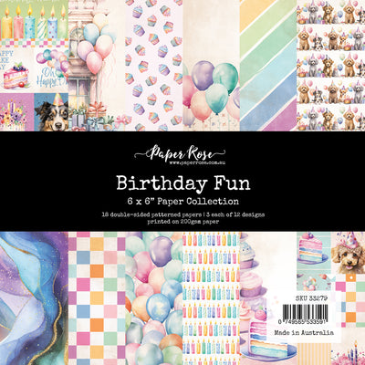 Birthday Fun 6x6 Paper Collection 33279 - Paper Rose Studio