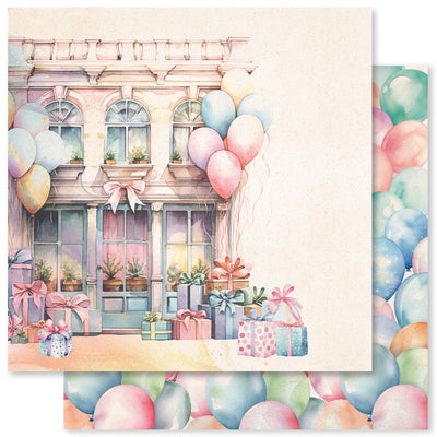 Birthday Fun B 12x12 Paper (12pc Bulk Pack) 33264 - Paper Rose Studio