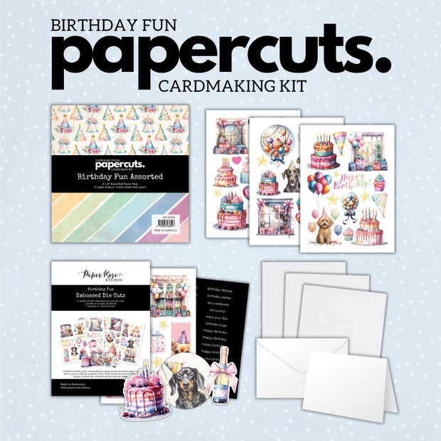 Papercuts Cardmaking Kit - Birthday Fun 34758
