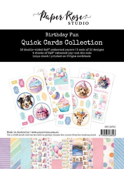 Birthday Fun 6x8" Quick Cards Collection 34752