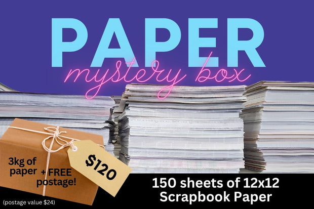 Scrapbooking Paper Mystery Box - Paper Rose Studio
