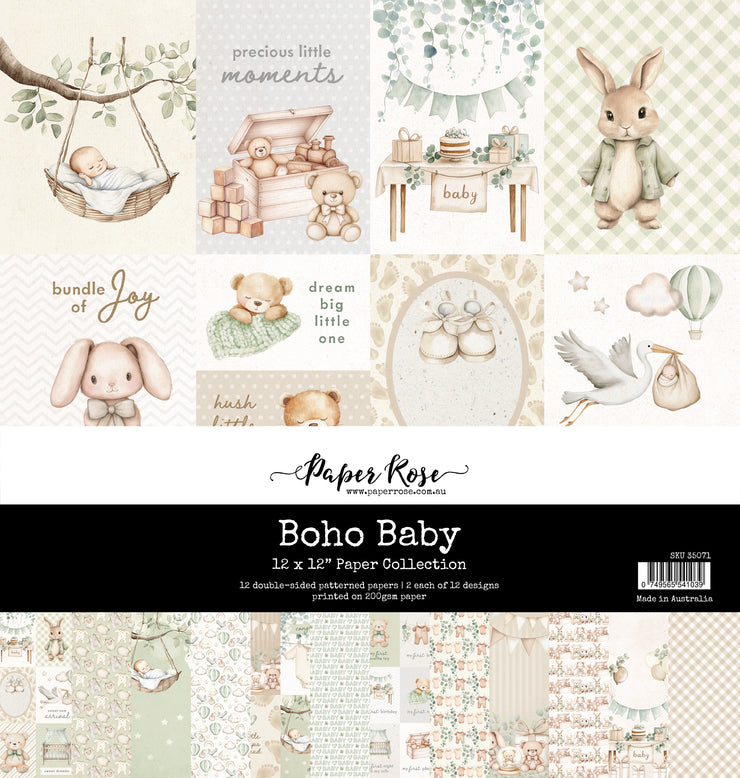Boho Baby 12x12 Paper Collection 35071