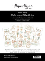 Boho Baby Embossed Die Cuts 35092 - Paper Rose Studio
