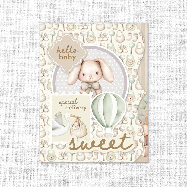 Boho Baby 8.5" x 11" Mini Junk Journal Folio Kit 35131