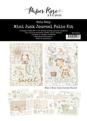 Boho Baby 8.5" x 11" Mini Junk Journal Folio Kit 35131 - Paper Rose Studio