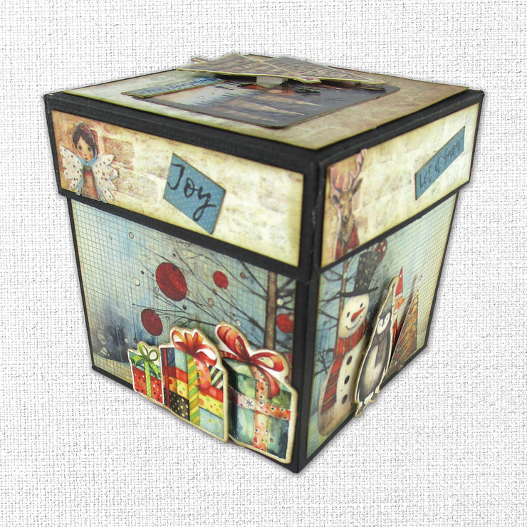 Merry and Bright 6x8" Embossed Die Cuts 35665