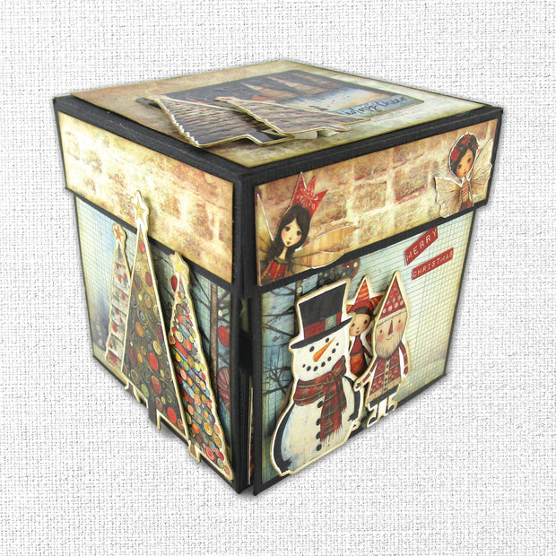 Merry and Bright 6x8" Embossed Die Cuts 35665