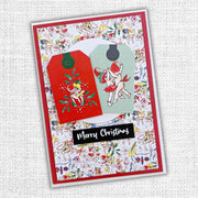 Merry Christmas A5 10pc Sentiment Sheets 30717 - Foil - Paper Rose Studio