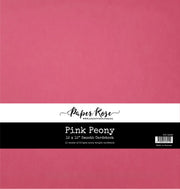 Pink Peony Smooth Cardstock 12x12" 12 sheets 32838