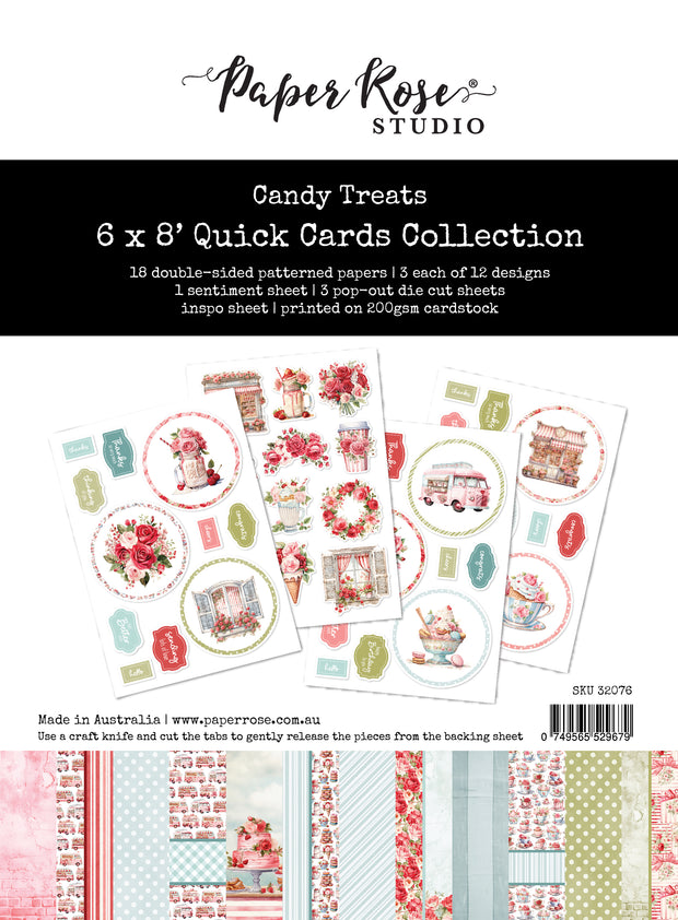 Candy Treats 6x8" Quick Cards Collection 32073 - Paper Rose Studio