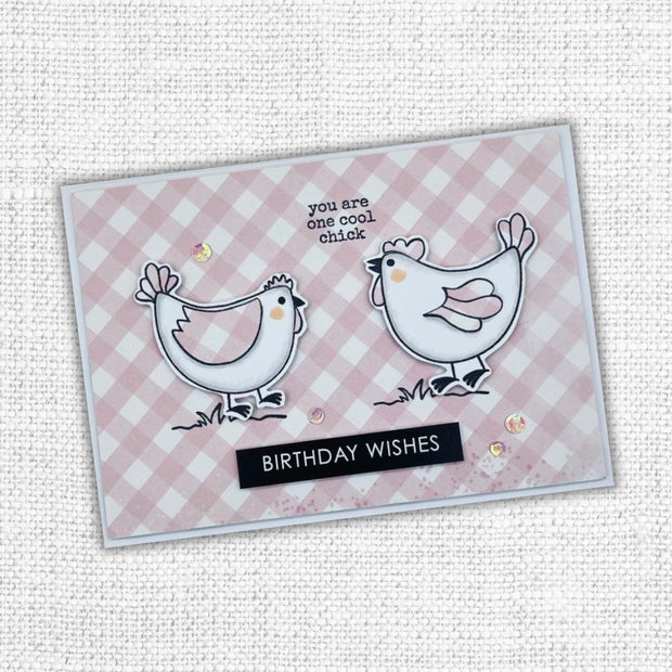 Hey Chick 4 x 4" Clear Stamp Set 17988 - Paper Rose Studio