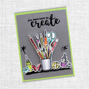 Arty Love Create Words 4 x 4" Clear Stamp Set 18018