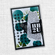 Text Background Clear Stamp 28246 - Paper Rose Studio