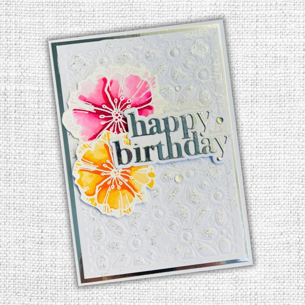 Happy Birthday Chunky Layered Metal Cutting Die 19547 - Paper Rose Studio