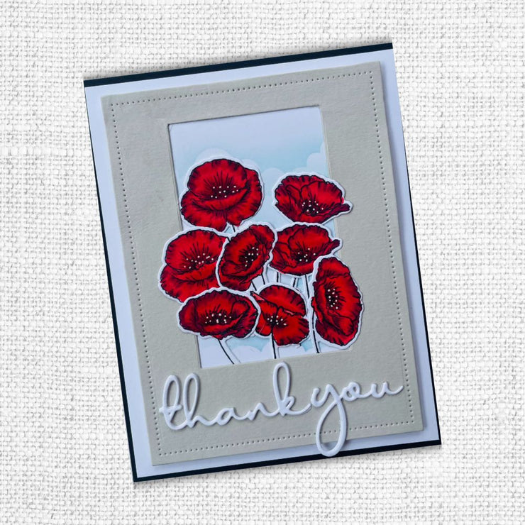 Modern Poppies Clear Stamp Set 20580