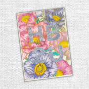 Floral Card Fronts - Gold Foil 12x12 Paper Collection 29245 - Paper Rose Studio
