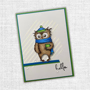 Bellamy the Owl Clear Stamp 24166 - Paper Rose Studio