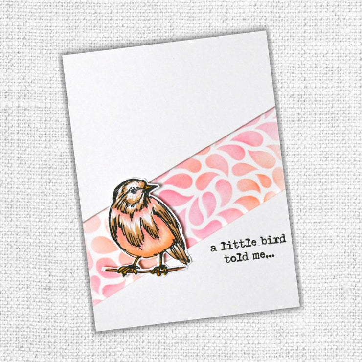 A Little Bird Told Me Clear Stamp 24247 - Paper Rose Studio