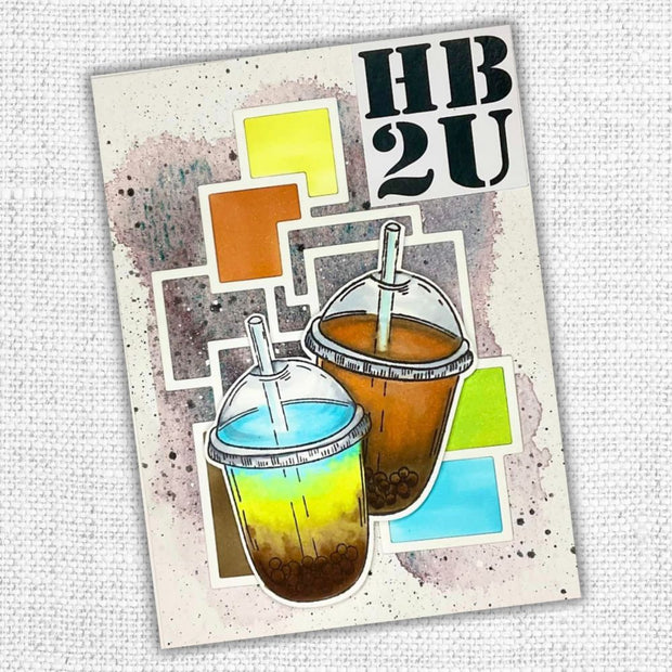 Iced Bubble Tea Clear Stamp Set 24727