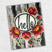 Lydia's Blooms Stamp Set 25852 - Paper Rose Studio