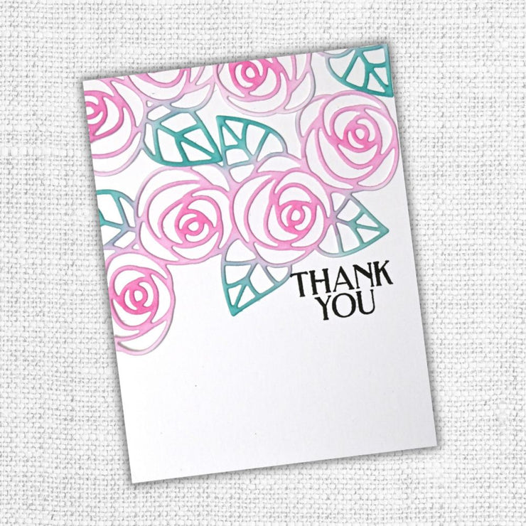 All The Thanks Mini Clear Stamp 23089 - Paper Rose Studio
