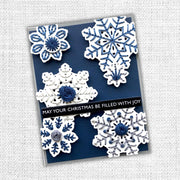 Stitching Snowflake Set Metal Cutting Die 26350 - Paper Rose Studio