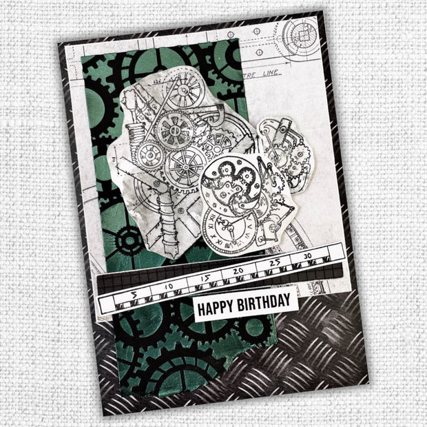 Watch Parts Clear Stamp 27034 - Paper Rose Studio