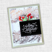 Poinsettia - Rose Gold Foil 6x6 Paper Collection 27253 - Paper Rose Studio