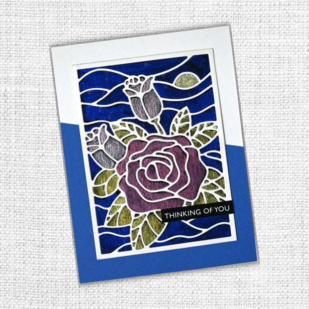 Mosaic Rose Metal Cutting Die 28507 - Paper Rose Studio