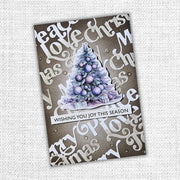 Merry Christmas Layered Metal Cutting Die 30204 - Paper Rose Studio