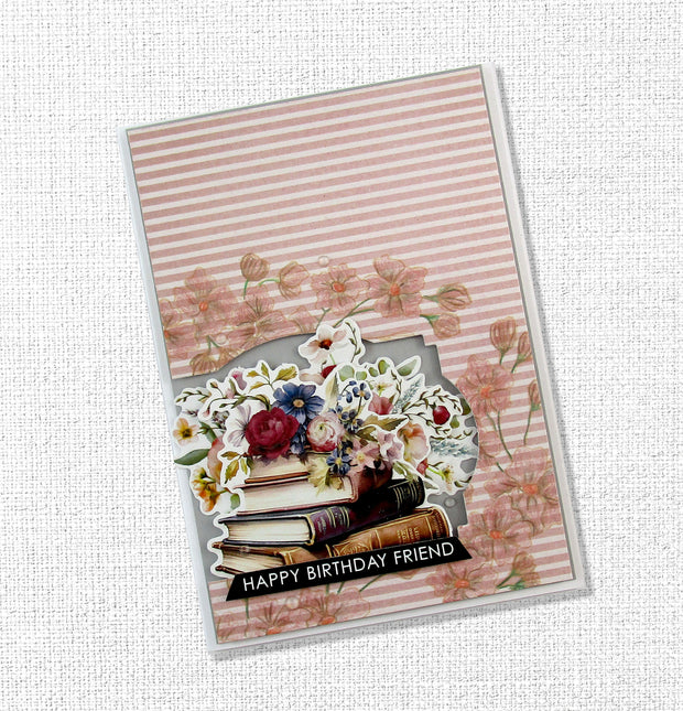 Vintage Rose Embossed Die Cuts 33645