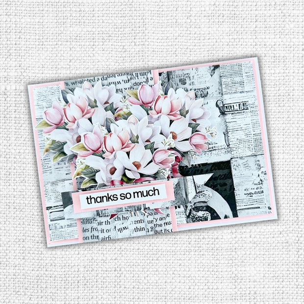 Blooming Blossoms Assorted Shimmer Cardstock A5 7pc 29748 - Paper Rose Studio