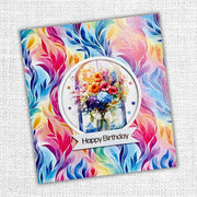 Rainbow Garden Florals Embossed Die Cuts 31563 - Paper Rose Studio