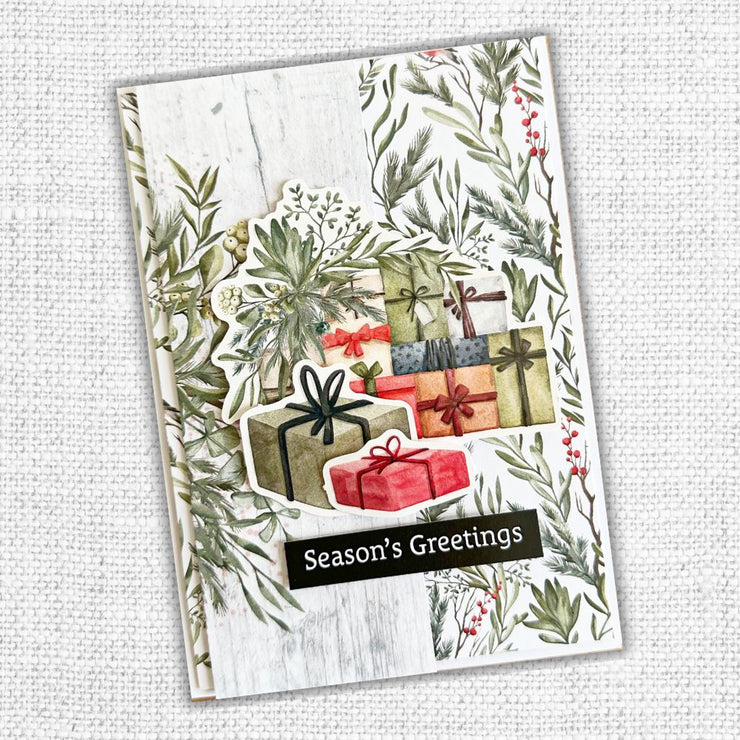 Merry Christmas A5 10pc Sentiment Sheets 30717 - Foil - Paper Rose Studio