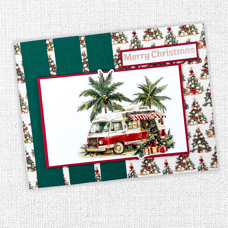 Tropical Christmas Embossed Die Cuts 33105