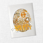 Large Honeycomb Coverplate Metal Cutting Die 33924 - Paper Rose Studio