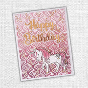 Unicorn Magic Clear Stamp Set 17307 - Paper Rose Studio