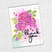 Ella's Garden Rose Bouquet 4x6" Clear Stamp Set 17967 - Paper Rose Studio