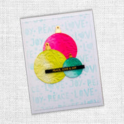 Peace Love Joy 6x6" Stencil 22429 - Paper Rose Studio