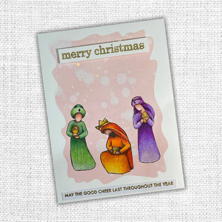 Christmas Sentiments 4x6" Clear Stamp Set 18225