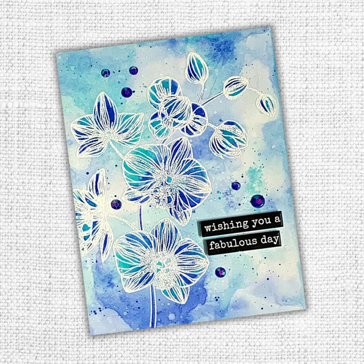 Black & White A5 12pc Sentiment Sheets 19023 - Paper Rose Studio