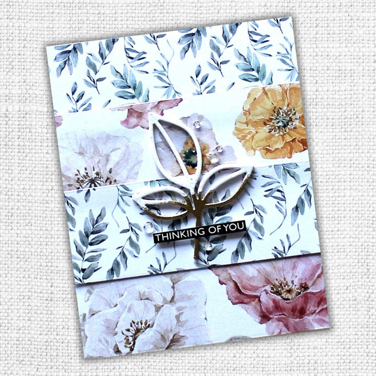 Black & White A5 12pc Sentiment Sheets 19023 - Paper Rose Studio