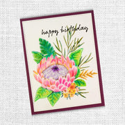 Protea Bouquet Clear Stamp 28234