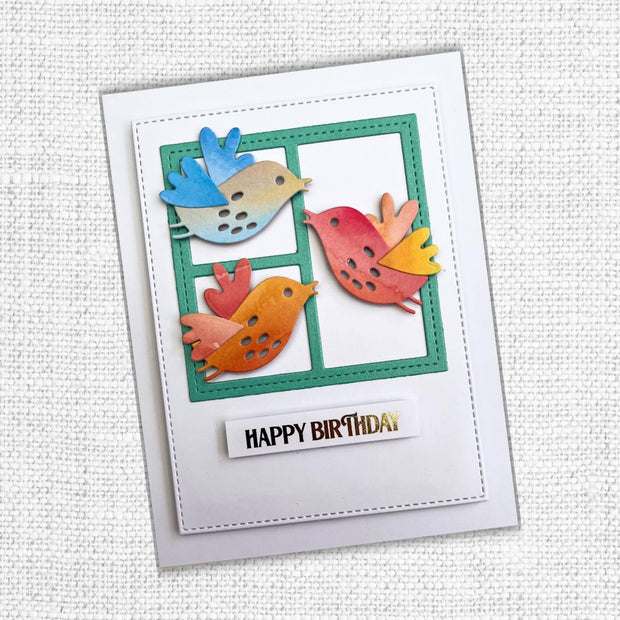 Little Bird Builder Duo Metal Cutting Die 28486 - Paper Rose Studio