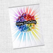 Happy Birthday Thanks Inky Clear Stamp 28240 - Paper Rose Studio
